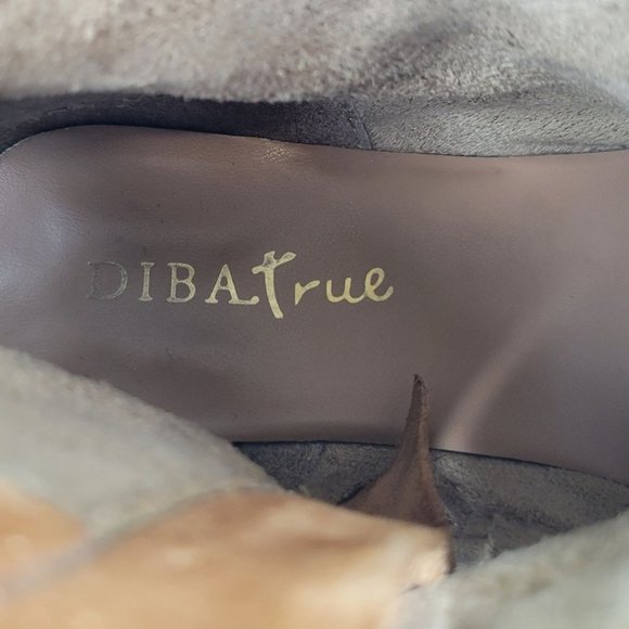 Diba True Walnut Grove Distressed Leather Ankle Boots Womens 9 Stacked Heel - Picture 11 of 12